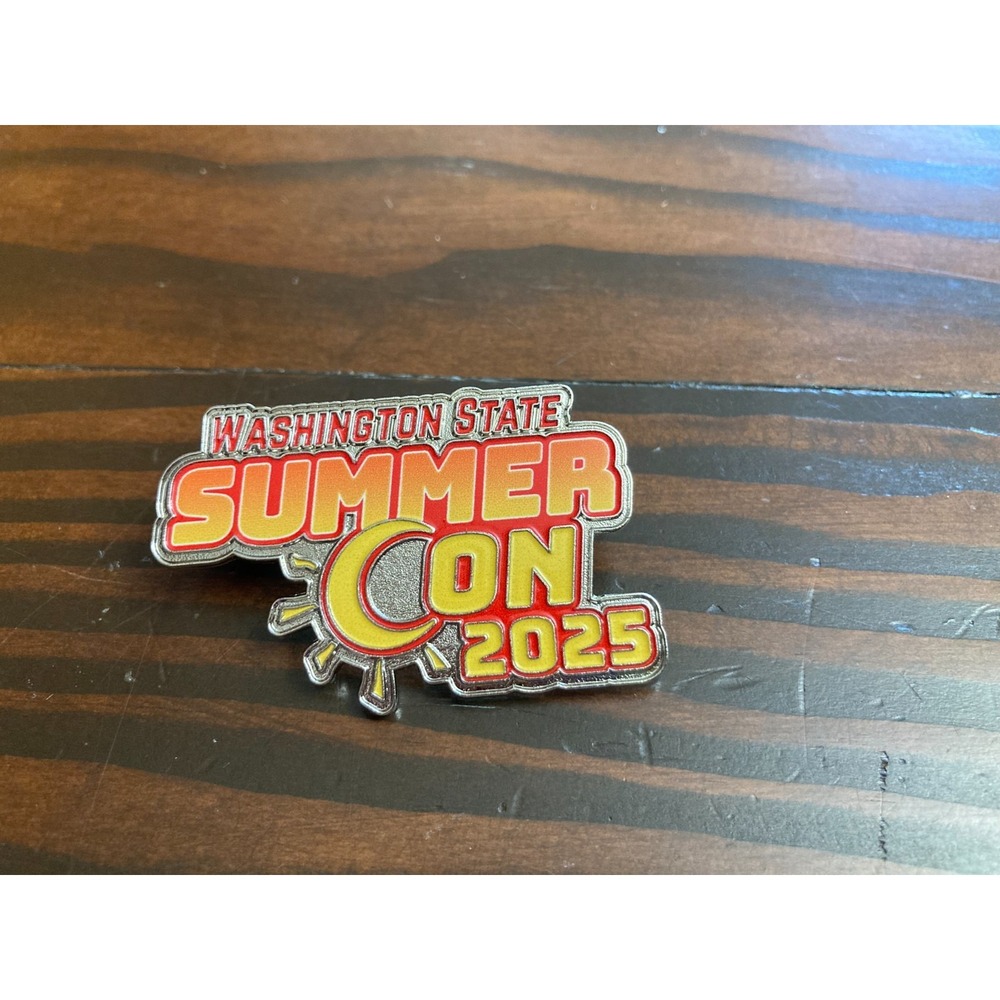 2025 Washington State Summer Con Collector Lapel Pin Fan Convention Puyallup